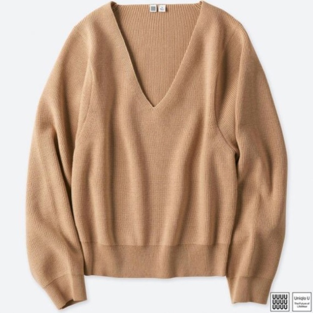 Uniqlo U Merino Blend V Neck Sweater